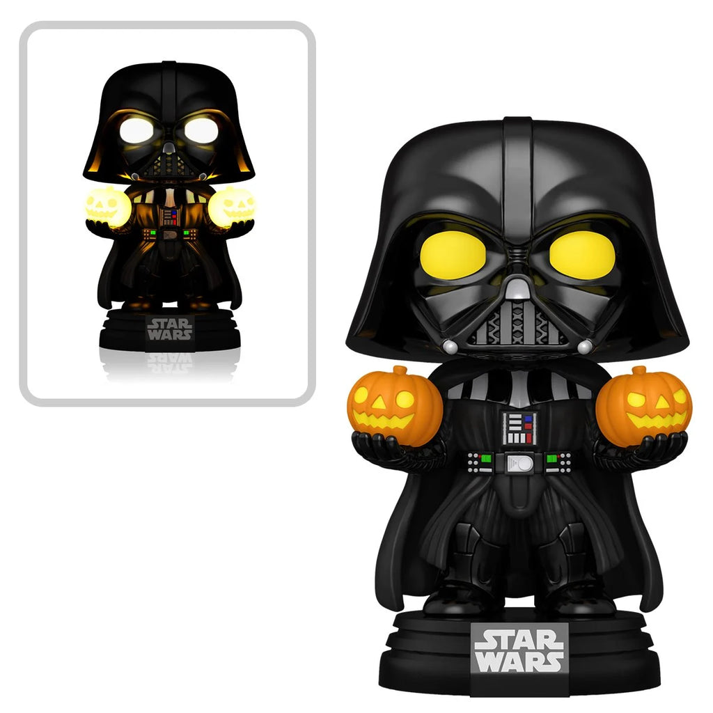 Super Funko Pop! Star Wars Darth Vader Halloween Light-Up Vinyl Figure