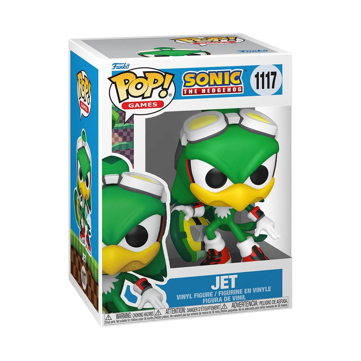Funko Pop! Sonic the Hedgehog Jet the Hawk with Board Vinyl Figure