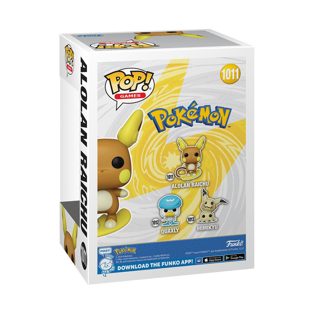 Funko Pop! Pokemon Alolan Raichu Vinyl Figure