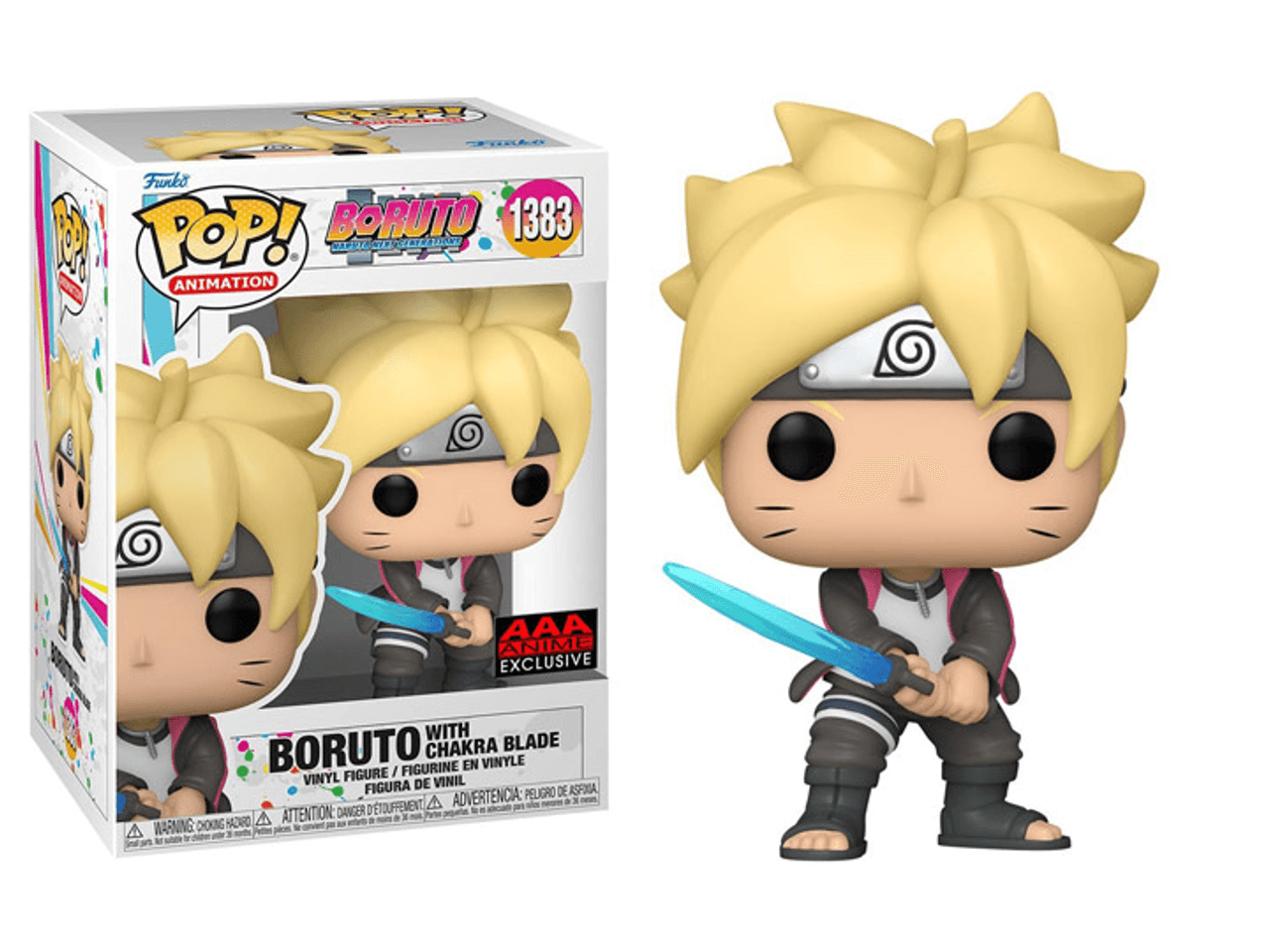 Funko Pop! Boruto w/ Chakra Blade Figure (AAA Anime Exclusive) - Paradise Hobbies LLC