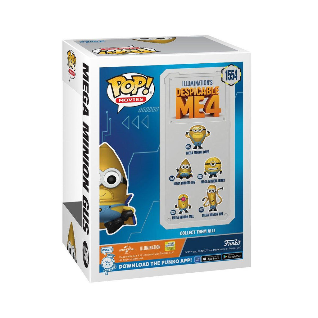 Funko Pop! Despicable Me 4 Mega Minion Gus Vinyl Figure - Paradise Hobbies LLC