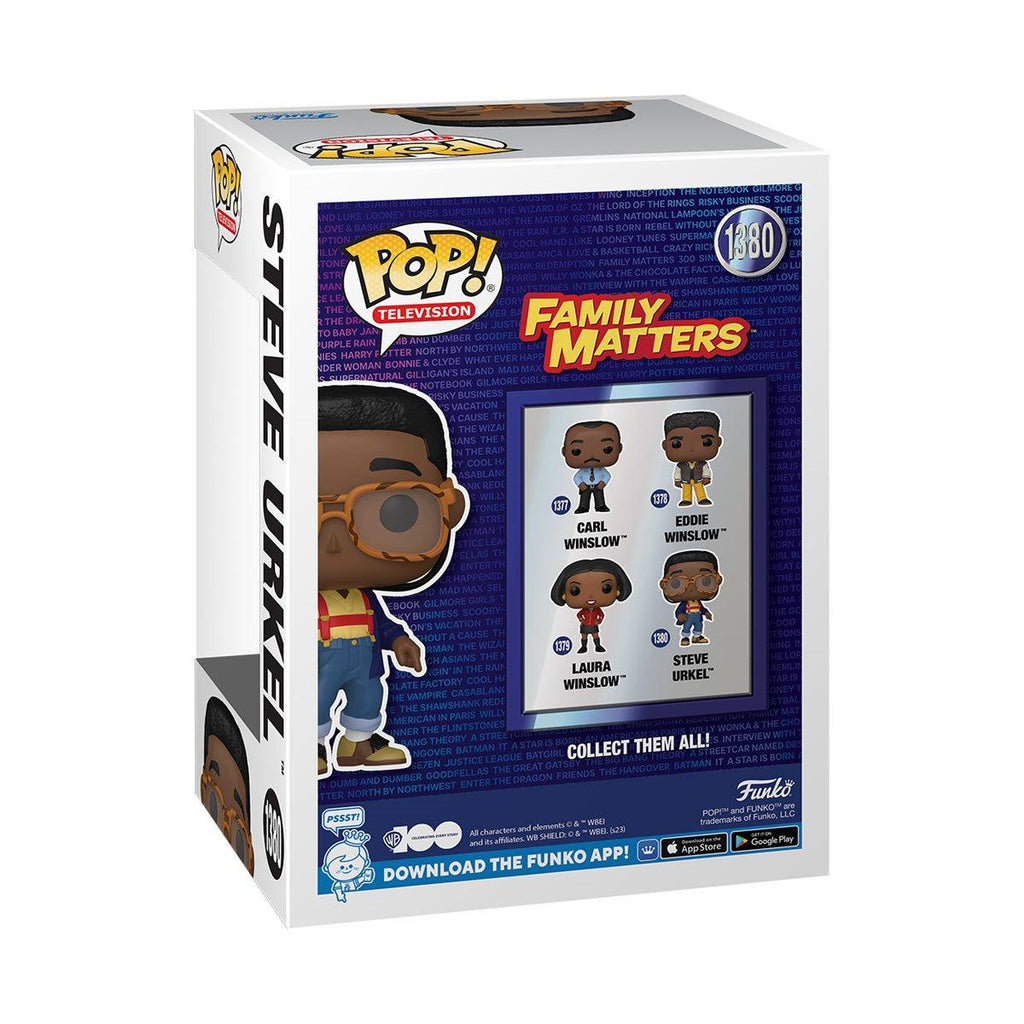 Funko Pop! Family Matters Steve Urkel - Paradise Hobbies LLC