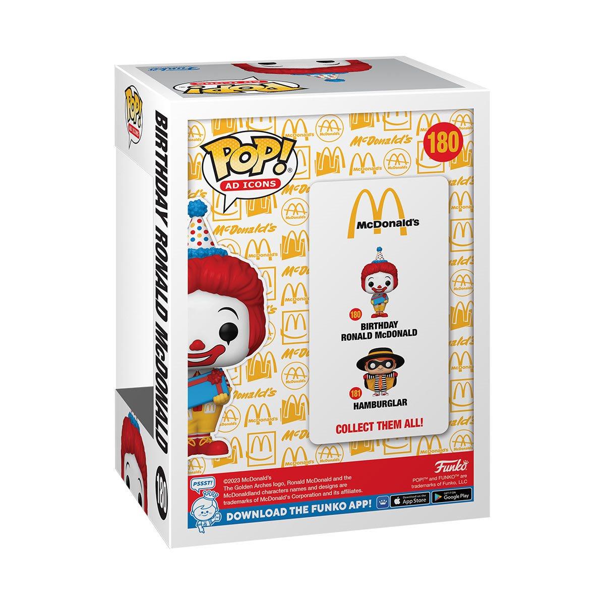Funko POP! McDonalds Birthday Ronald McDonald - Paradise Hobbies LLC