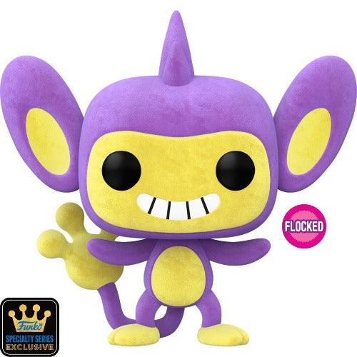 Funko Pop! Pokemon Aipom Flocked - Paradise Hobbies LLC