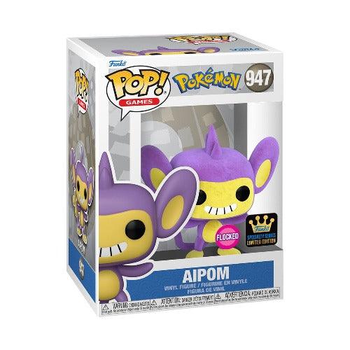 Funko Pop! Pokemon Aipom Flocked - Paradise Hobbies LLC