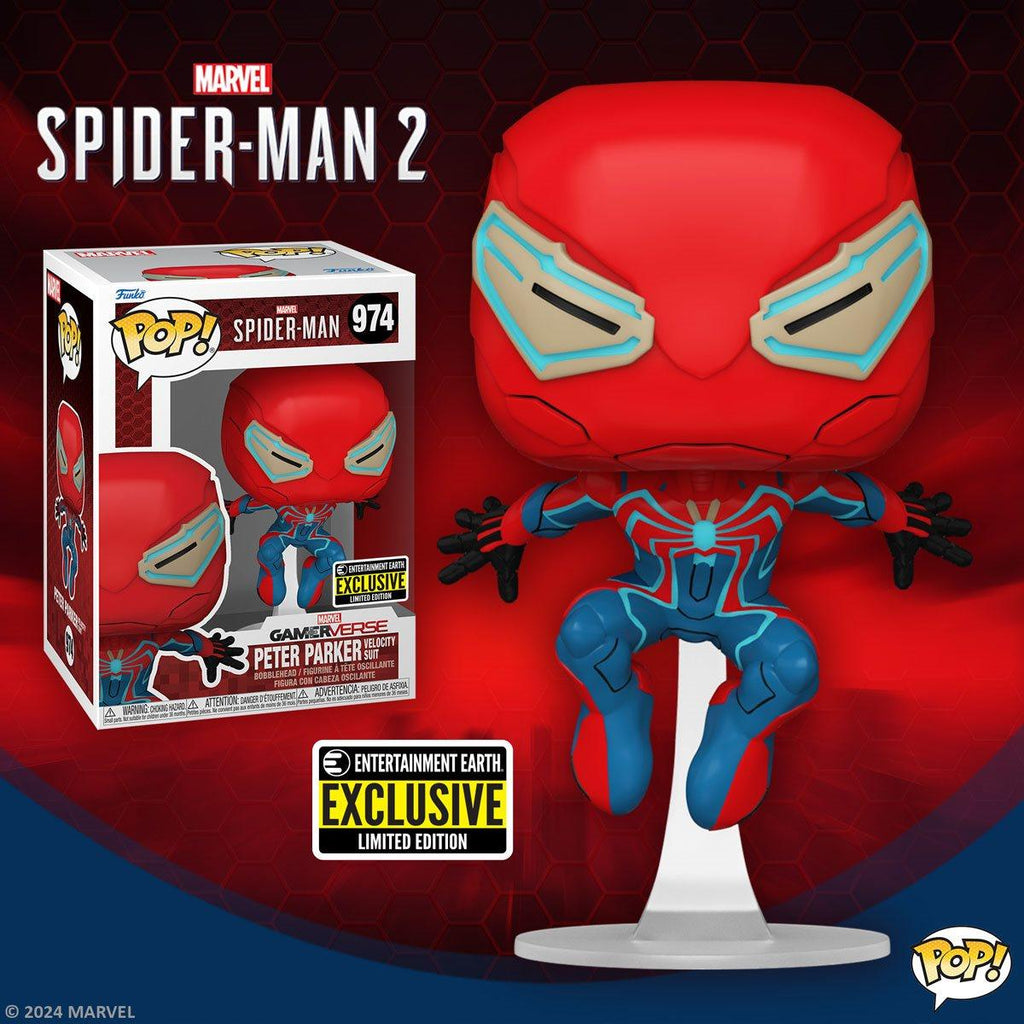 Funko Pop! Spider-Man 2 Peter Parker Velocity Suit (EE Exclusive) - Paradise Hobbies LLC