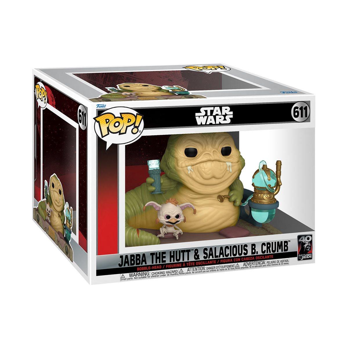 Funko Pop! Star Wars: Return of the Jedi 40th Anniversary Jabba and Salacious Crumb Deluxe - Paradise Hobbies LLC
