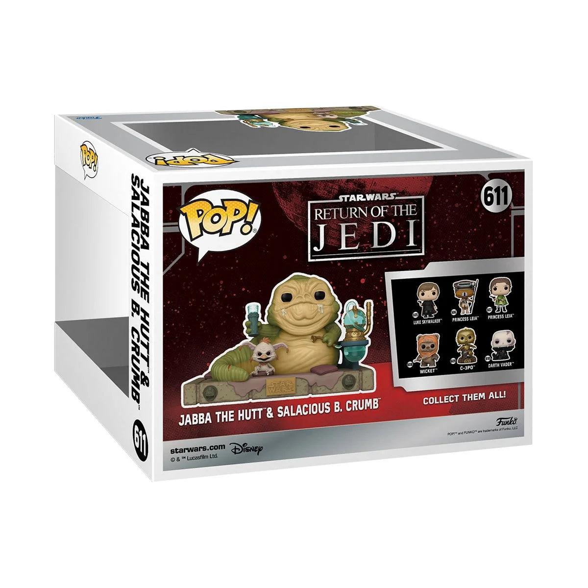 Funko Pop! Star Wars: Return of the Jedi 40th Anniversary Jabba and Salacious Crumb Deluxe - Paradise Hobbies LLC