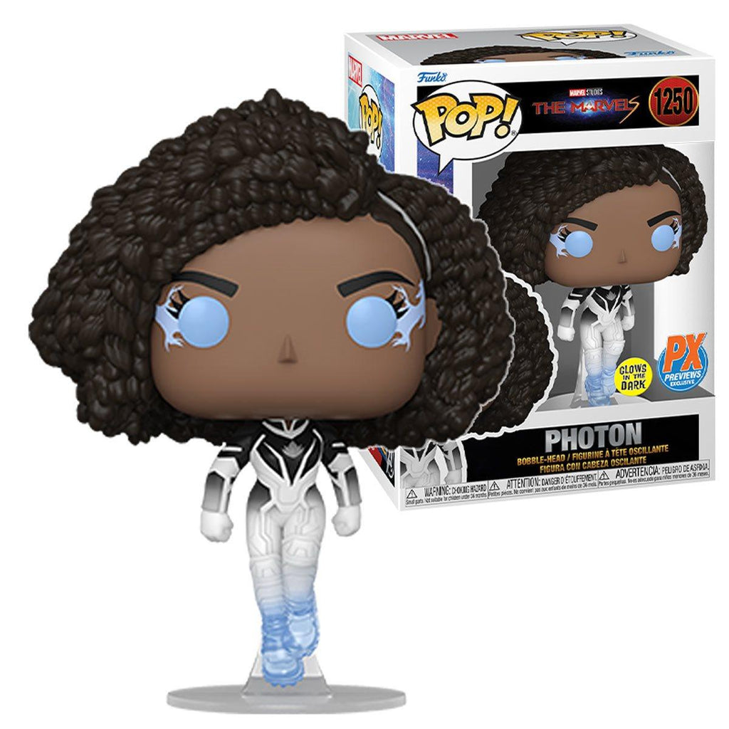 Funko Pop! The Marvels Photon GITD - Previews Exclusive - Paradise Hobbies LLC