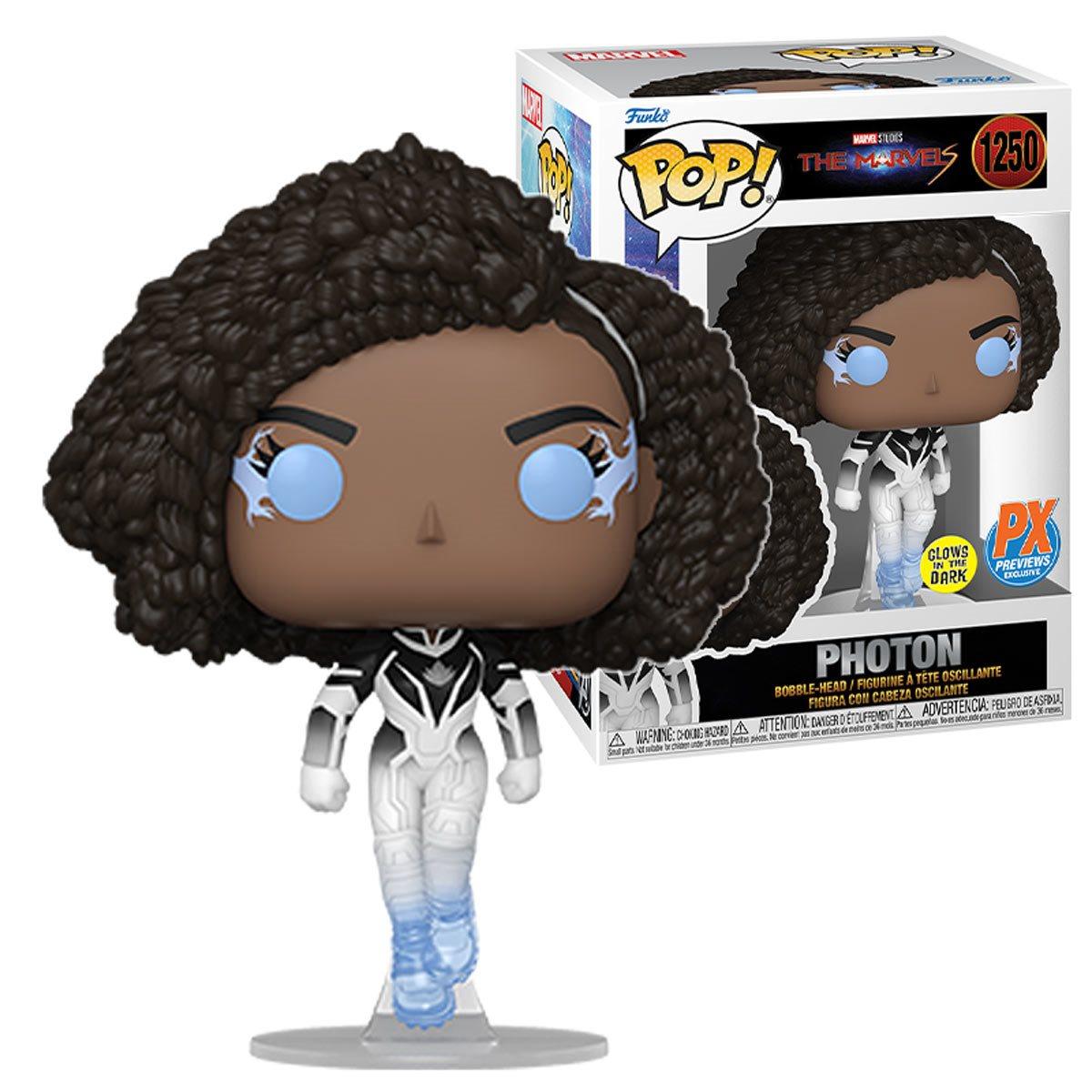 Funko Pop! The Marvels Photon GITD - Previews Exclusive - Paradise Hobbies LLC