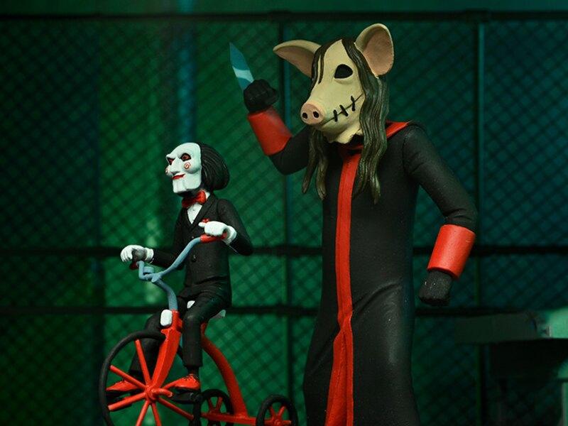 Jigsaw Killer with Billy and Tricycle Boxed Set 6" Toony Terrors - Paradise Hobbies LLC