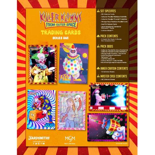 Killer Klowns From Outer Space Trading Cards Series 1 Collector Box - Paradise Hobbies LLC