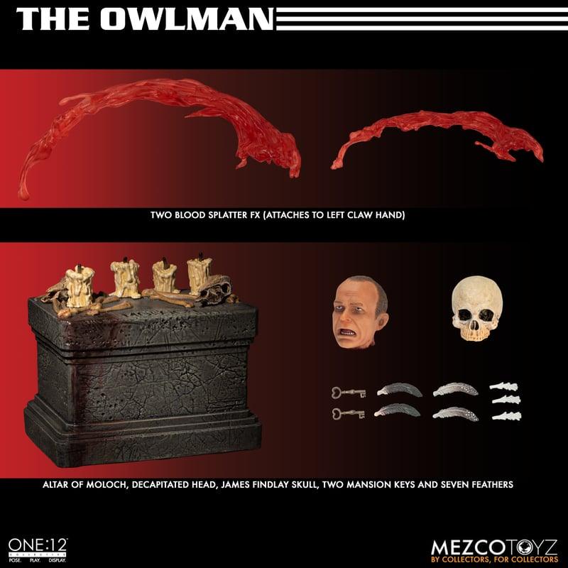 Mezco Toyz ONE:12 Collective Lord of Tears The Owlman Action Figure - Paradise Hobbies LLC