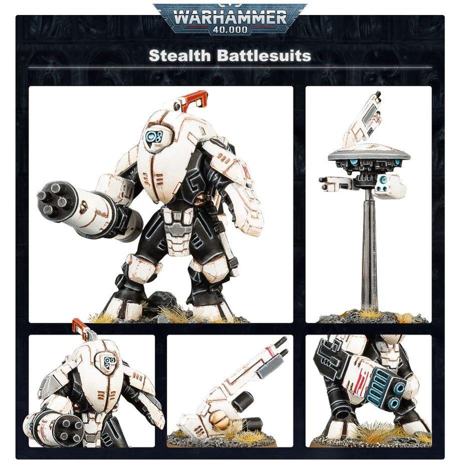 T'AU Empire - XV25 Stealth Battlesuits - Paradise Hobbies LLC