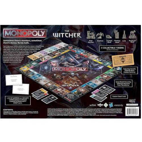 USAopoly Monopoly The Witcher Edition Board Game - Paradise Hobbies LLC