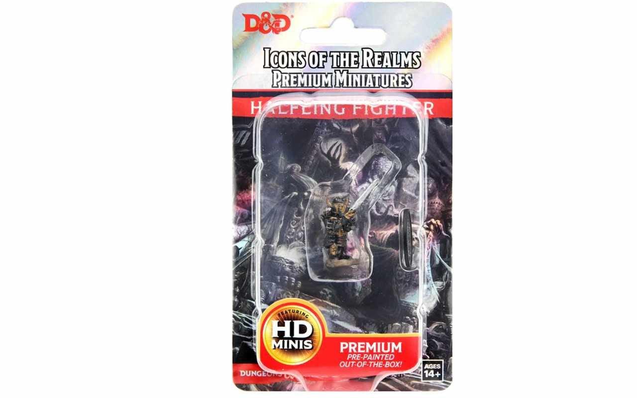 D&D: Icons of the Realms: Prem: Halfling Fighter Male - Paradise Hobbies LLC