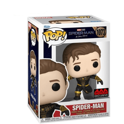 Funko Pop! Unmasked Spider-Man Black Suit (AAA Anime Exclusive) - Paradise Hobbies LLC